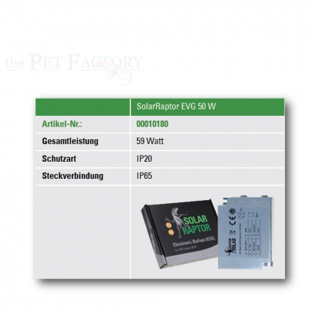 SolarRaptor EVG 50W - CH Version