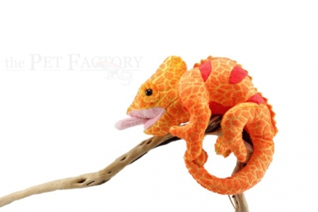 Kuschel Chamäleon Orange