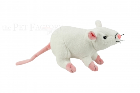 Kuschel Ratte weiss