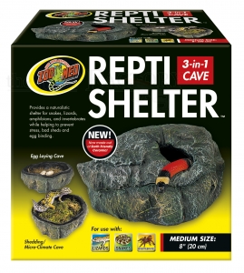 Repti Shelter 3 in 1 Cave MED