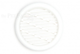 Lüftungsgitter Weiss 43mm