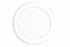Lüftungsgitter Weiss 43mm