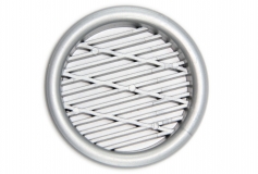 Lüftungsgitter Silber 43mm