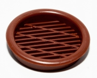 Lüftungsgitter Braun 43mm