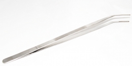Futterpinzette Edelstahl 45cm gewinkelt