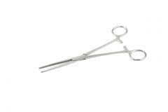 Futterzange Edelstahl 25 cm gerade